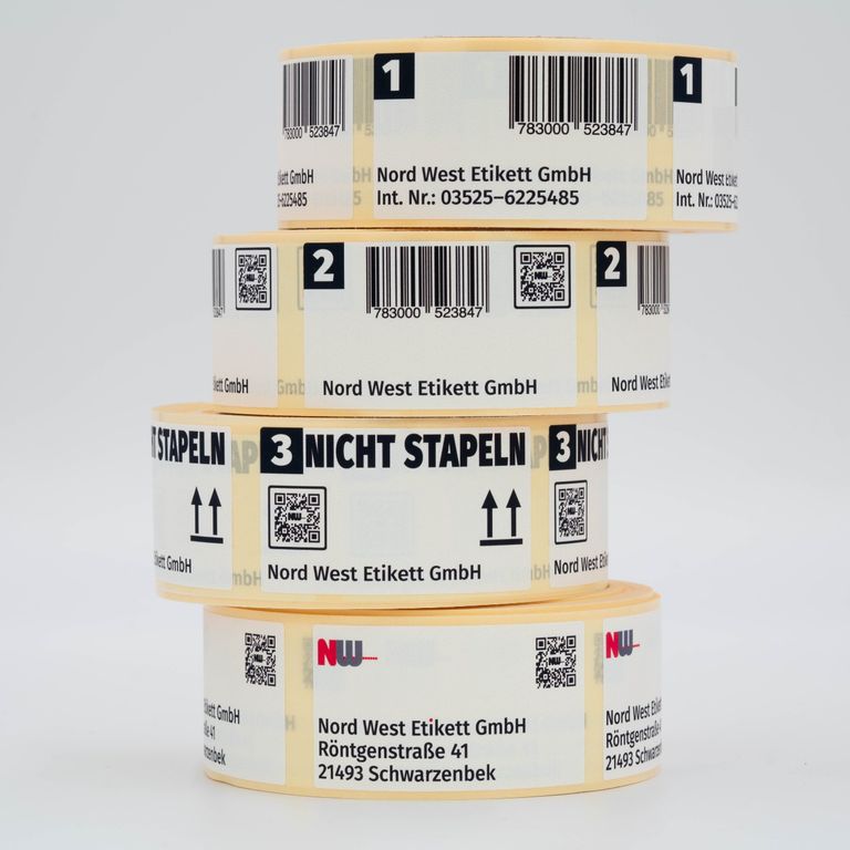 Logistik Etikett Aufkleber Label